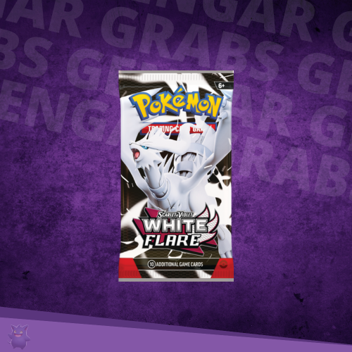 English White Flare Booster Pack – Gengar Grabs