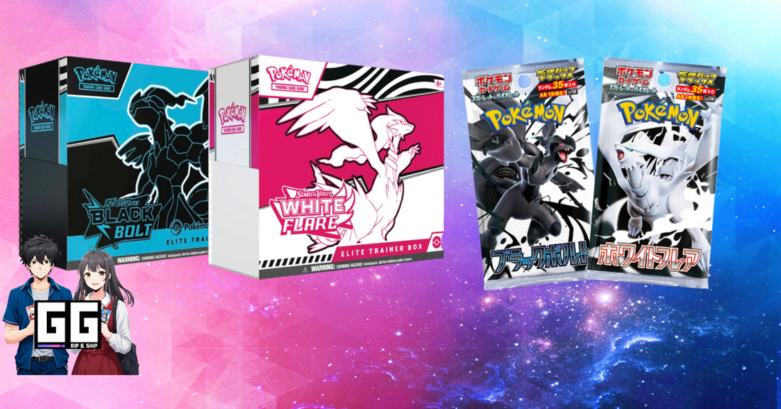Black Bolt & White Flare Pokémon Card Sets Launch – Release Dates, Deluxe Packs & More