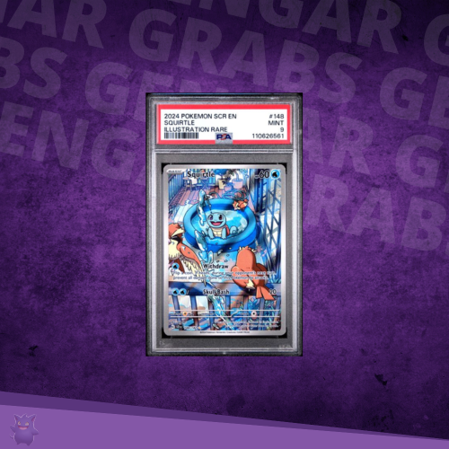 2024 Pokémon SCR EN Squirtle Illustration Rare IR PSA 9