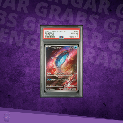 2023 Pokémon SV1S JP Dondozo Art Rare AR PSA 10 – Scarlet ex