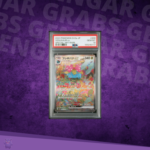 2023 Pokémon SV2a JP Venusaur ex Special Art Rare SAR PSA 10 – Pokémon Card 151