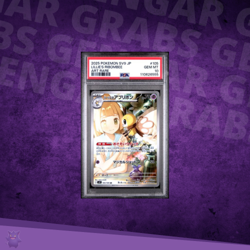 2025 Pokémon SV9 JP Lillie's Ribombee Art Rare AR PSA 10 – Battle Partners