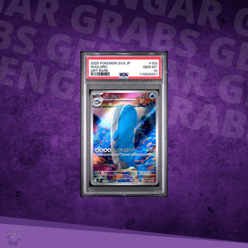 PSA 10 Wailord – 2025 SV9 Violet ex | Battle Partners Subset | Japanese Pokémon Card