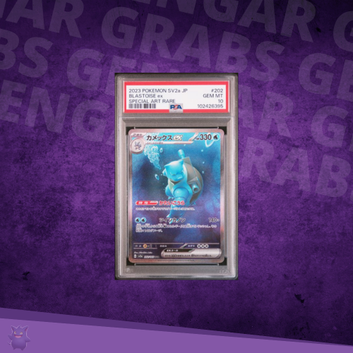 2023 Pokémon SV2a JP Blastoise ex Special Art Rare SAR PSA 10 – Pokémon Card 151