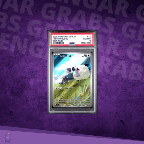 2025 Pokémon SV9 JP Hop's Wooloo Art Rare AR PSA 10 (112/100)