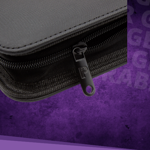 Palms Off Gaming - Collector's Series TOP LOADER Zip Binder – MATTE (108 Capacity)