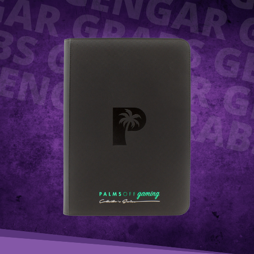 Palms Off Gaming - Collector's Series TOP LOADER Zip Binder – MATTE (108 Capacity)