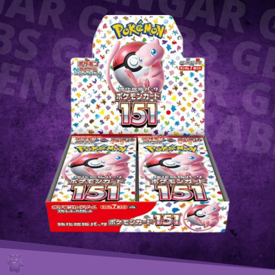 Japanese 151 Booster Box – Gengar Grabs