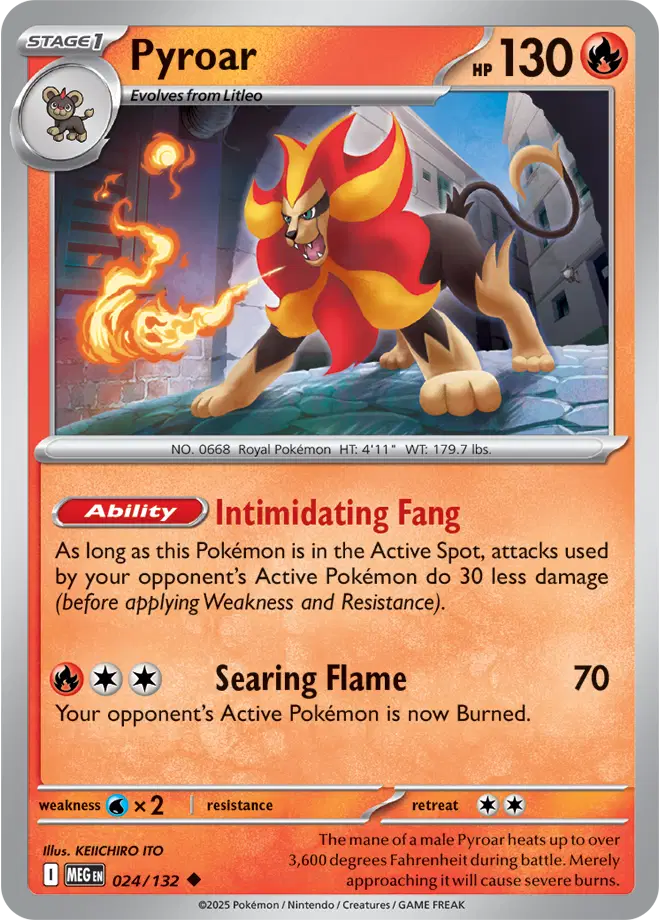 Pyroar [Reverse Holo]