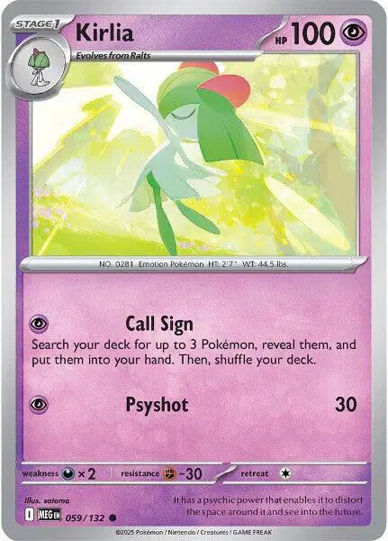 Kirlia [Reverse Holo]